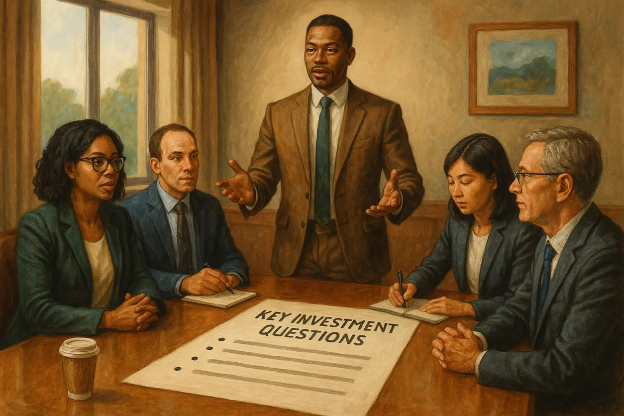 Key Questions to Answer Before Meeting an Investor