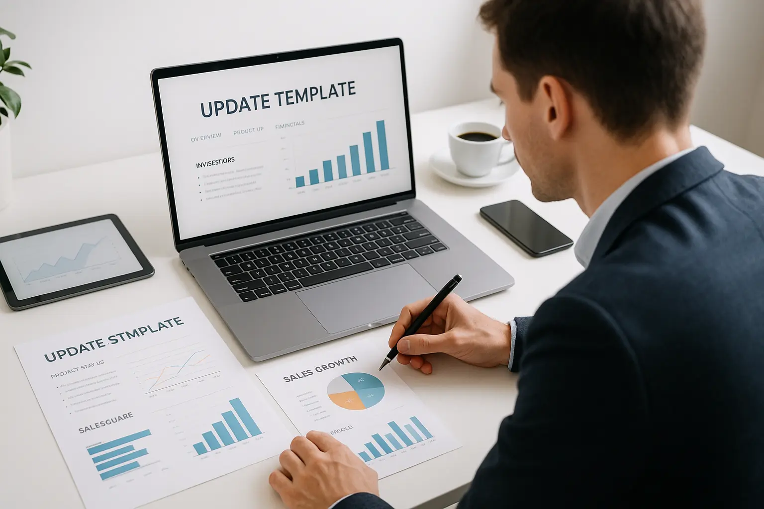 Crafting the Ultimate Update Template for Sharing Deck with Potential Investors