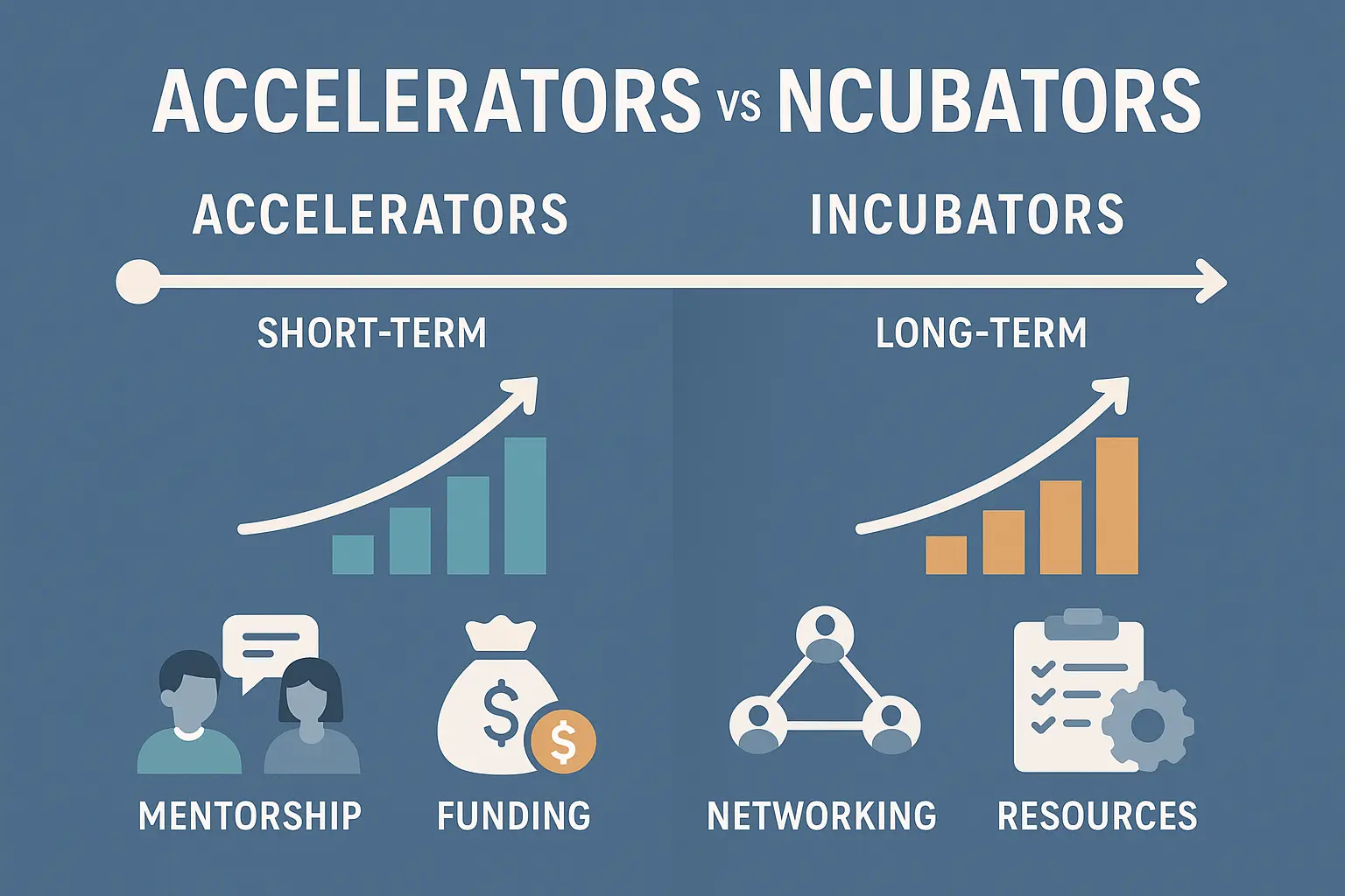 Accelerator vs Incubator: A Definitive Comparison for Startups