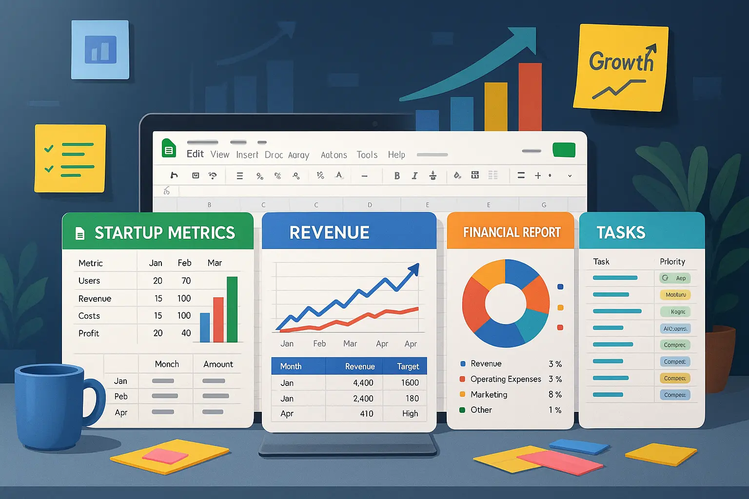 Google Sheet Templates for Startups: Essential Tools for Growth
