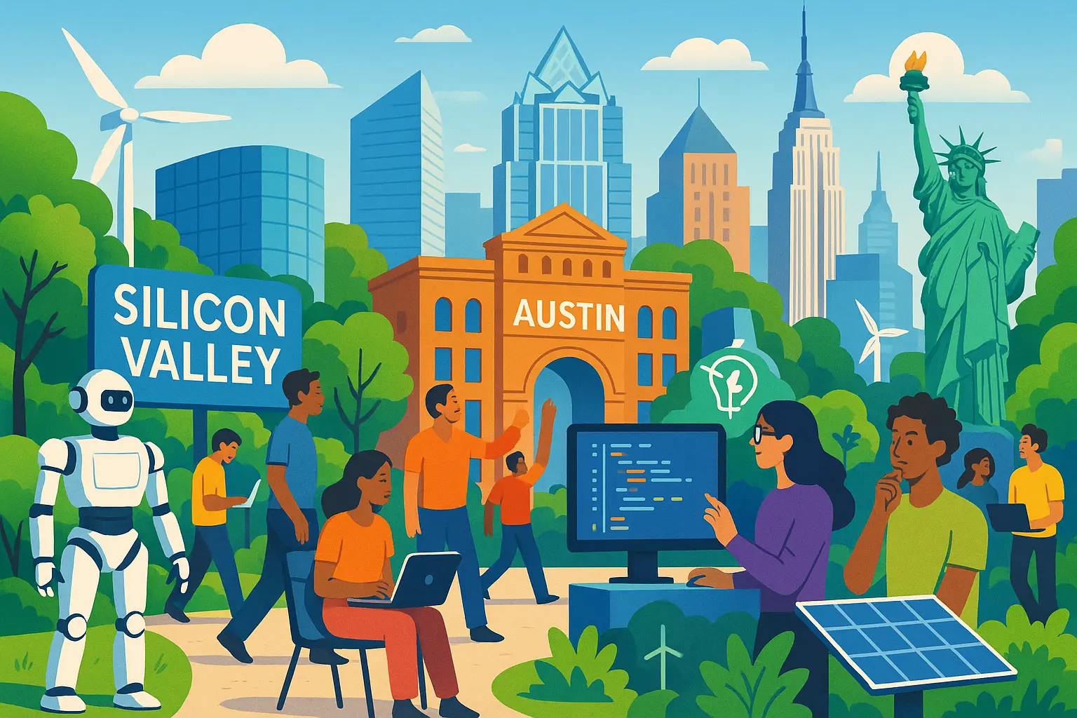 Growing Tech Hubs in the United States: Where Innovation is Thriving